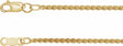 14K Yellow Gold 1.7 mm Serpentine 16" Chain