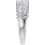 14K White 1 CTW Lab-Grown Diamond Anniversary Band