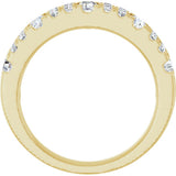 14K Yellow 3/4 CTW Lab-Grown Diamond Anniversary Band