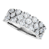 14K White 2 CTW Lab-Grown Diamond Anniversary Band