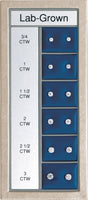 14K White Gold 3/4-3 CTW Lab-Grown Diamond 4-Prong Stud Selling System