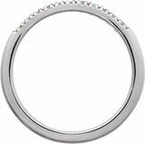 Sterling Silver Natural Aquamarine Stackable Ring