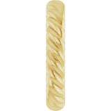 18K Yellow Gold 3.5 mm Skinny Rope Band Size 5.5