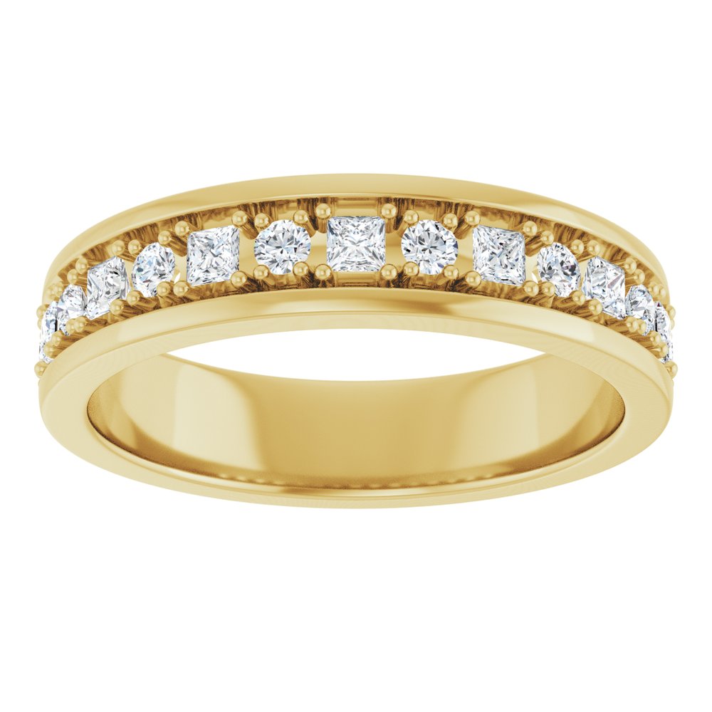 14K Yellow Gold 1/2 CTW Natural Diamond Band