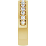 14K Yellow Gold 1/2 CTW Natural Diamond Band