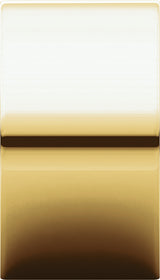 14K Yellow Gold 13 mm Comfort-Fit Flat Band Size 8.5