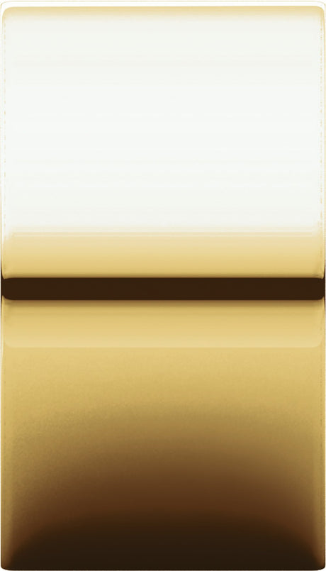 14K Yellow Gold 13 mm Comfort-Fit Flat Band Size 8.5