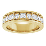 14K Yellow Gold 1 1/3 CTW Lab-Grown Diamond Band