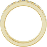 14K Yellow Gold 1 1/3 CTW Lab-Grown Diamond Band