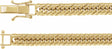 18K Yellow 6.2 mm Diamond-Cut Curb 7" Chain