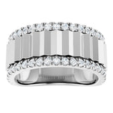 14K White Gold 9/10 CTW Lab-Grown Diamond Band
