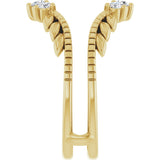 14K Yellow Gold 1/3 CTW Lab-Grown Diamond Ring Guard