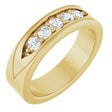 14K Yellow Gold 1/2 CTW Lab-Grown Diamond Band