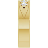 14K Yellow Gold 1/2 CTW Lab-Grown Diamond Band
