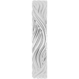 Sterling Silver 4.2 mm Sculptural Band