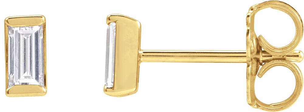 14K Yellow Gold 1/4 CTW Natural Diamond Stud Earrings