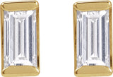 14K Yellow Gold 1/4 CTW Natural Diamond Stud Earrings