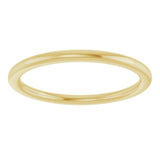 10K Yellow 1.5 mm Comfort-Fit European-Style Band