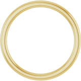 14K Yellow Gold 1.5 mm Comfort-Fit European-Style Band Size 4.5