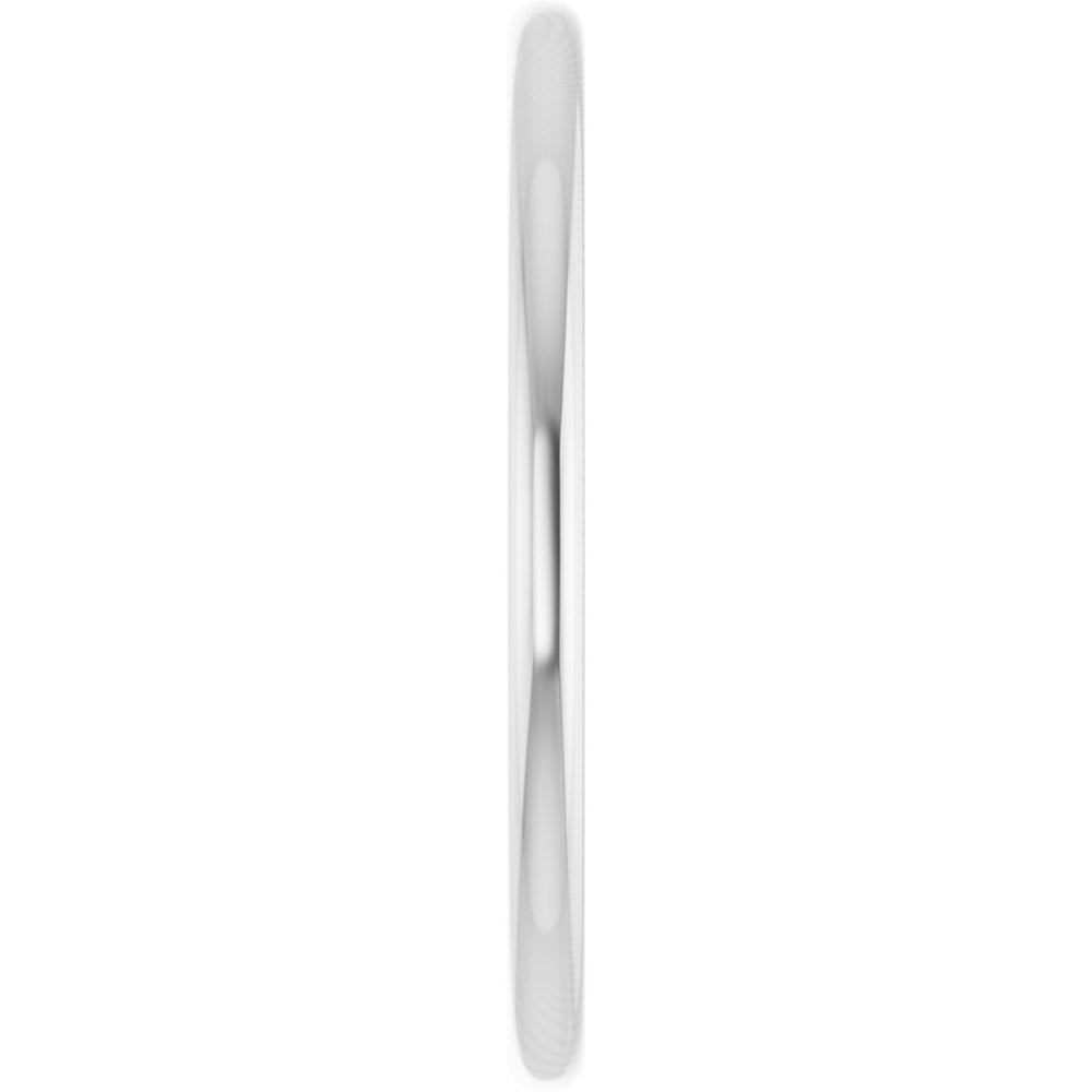 Platinum 1.5 mm Comfort-Fit European-Style Band Size 5.5