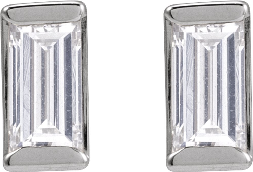 14K White 1/4 CTW Natural Diamond Stud Earrings
