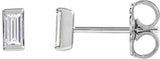 14K White Gold 1/4 CTW Natural Diamond Stud Earrings