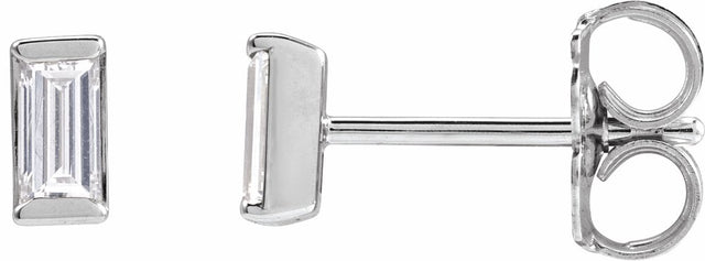 14K White Gold 1/4 CTW Natural Diamond Stud Earrings