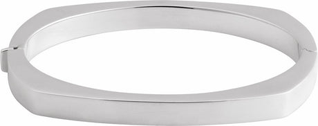 Sterling Silver 6 mm Bangle 6 1/2" Bracelet