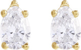 14K Yellow Gold 3/8 CTW Lab-Grown Diamond Earrings