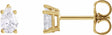 14K Yellow Gold 3/8 CTW Lab-Grown Diamond Earrings