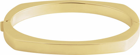 14K Yellow 6 mm Bangle 6 1/2" Bracelet