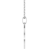 Sterling Silver Star of David 18" Necklace