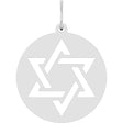 Sterling Silver Star of David Pendant