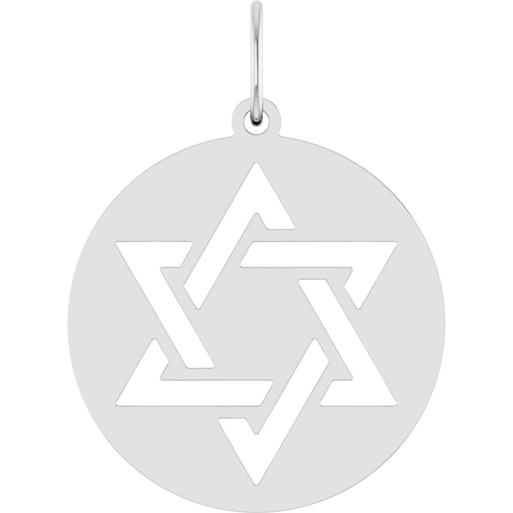 Sterling Silver Star of David Pendant