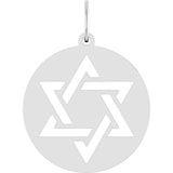 Sterling Silver Star of David Pendant