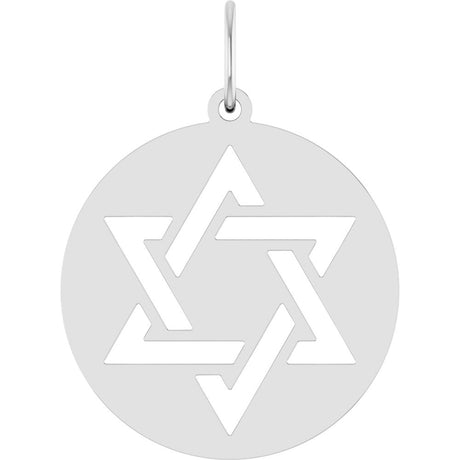 Sterling Silver Star of David Pendant