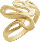 14K Yellow Freeform Ring