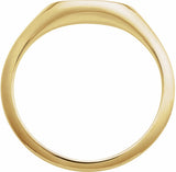 14K Yellow Gold Intaglio Bee Signet Ring