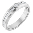 14K White Gold 1/4 CTW Lab-Grown Diamond Band