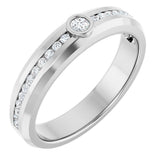 14K White Gold 1/4 CTW Lab-Grown Diamond Band