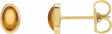 14K Yellow Gold Natural Citrine Earrings