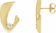 14K Yellow 1/5 CTW Natural Diamond Earrings