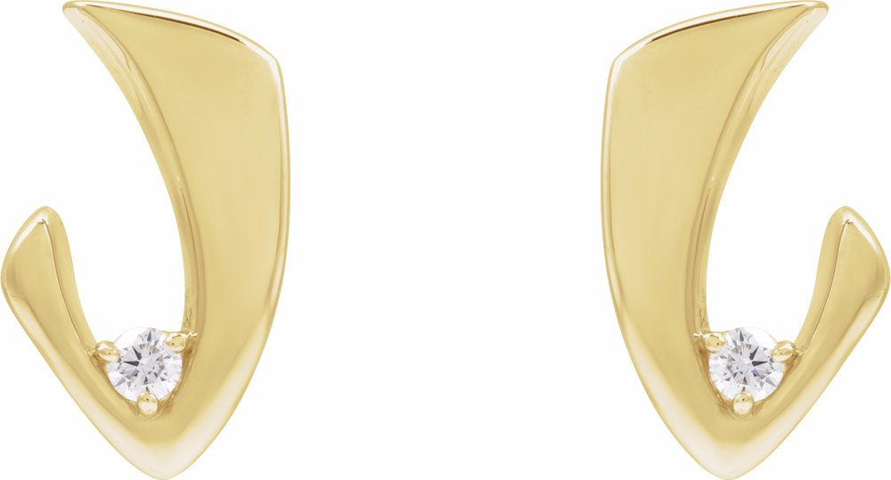 14K Yellow 1/5 CTW Natural Diamond Earrings