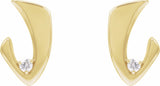 14K Yellow 1/5 CTW Natural Diamond Earrings