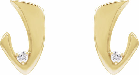 14K Yellow 1/5 CTW Natural Diamond Earrings