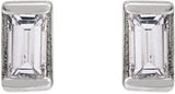 14K White Gold .05 CTW Natural Diamond Stud Earrings