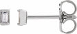 14K White Gold .05 CTW Natural Diamond Stud Earrings