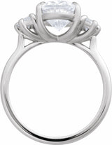 14K White Gold 2 1/2 CTW Lab-Grown Diamond Engagement Ring