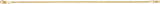 14K Yellow Gold 1.7 mm Serpentine 7" Chain