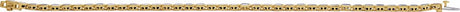 14K Yellow Gold Lab-Grown Blue Sapphire Line 7" Bracelet